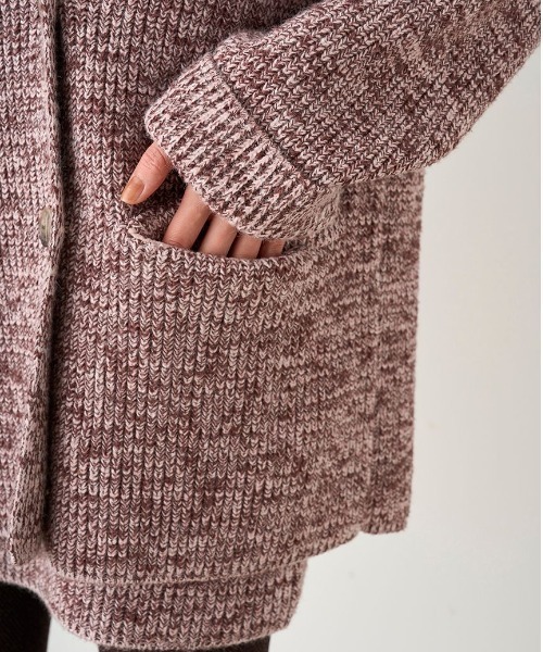 SNIDEL(スナイデル)の「ニットジャケット(その他アウター・レディース・グレー/キャメル/ピンク・FREE)」の13枚目の写真