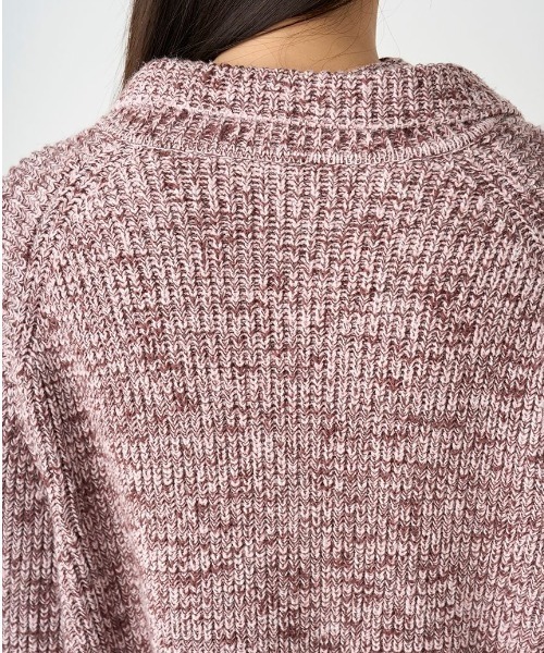 SNIDEL(スナイデル)の「ニットジャケット(その他アウター・レディース・グレー/キャメル/ピンク・FREE)」の10枚目の写真