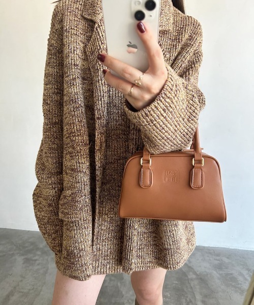 SNIDEL(スナイデル)の「ニットジャケット(その他アウター・レディース・グレー/キャメル/ピンク・FREE)」の21枚目の写真