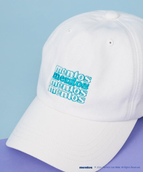 BIRTHDAY BAR（バースデイバー）の「【mentos　メントス】ベーシックロゴキャップ（ハット・レディース・ホワイト/ブラック・0）」の18枚目の写真