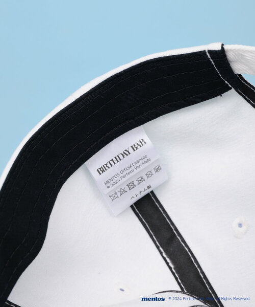 BIRTHDAY BAR（バースデイバー）の「【mentos　メントス】ベーシックロゴキャップ（ハット・レディース・ホワイト/ブラック・0）」の14枚目の写真