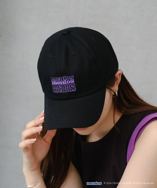 BIRTHDAY BAR（バースデイバー）の「【mentos　メントス】ベーシックロゴキャップ（ハット・レディース・ホワイト/ブラック・0）」の13枚目の写真