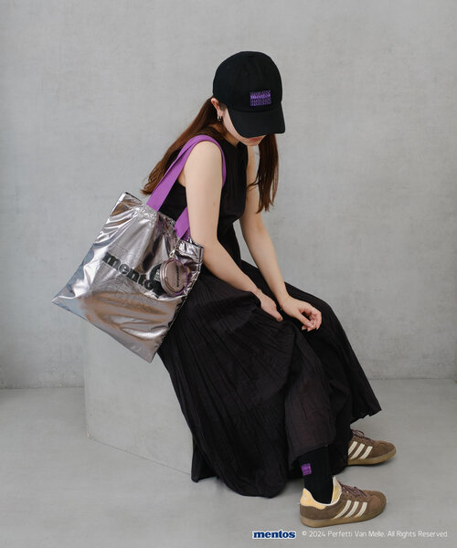 BIRTHDAY BAR（バースデイバー）の「【mentos　メントス】ベーシックロゴキャップ（ハット・レディース・ホワイト/ブラック・0）」の11枚目の写真