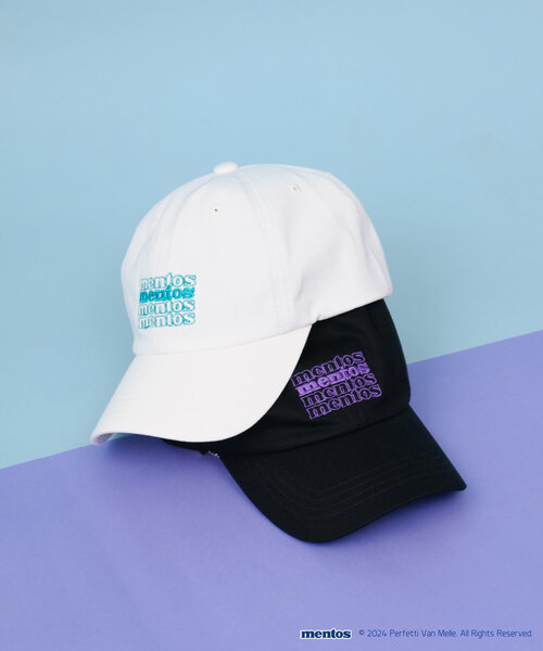 BIRTHDAY BAR（バースデイバー）の「【mentos　メントス】ベーシックロゴキャップ（ハット・レディース・ホワイト/ブラック・0）」の7枚目の写真