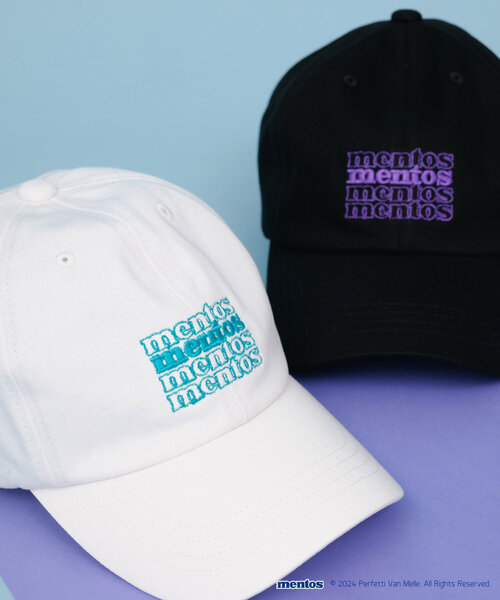 BIRTHDAY BAR（バースデイバー）の「【mentos　メントス】ベーシックロゴキャップ（ハット・レディース・ホワイト/ブラック・0）」の6枚目の写真