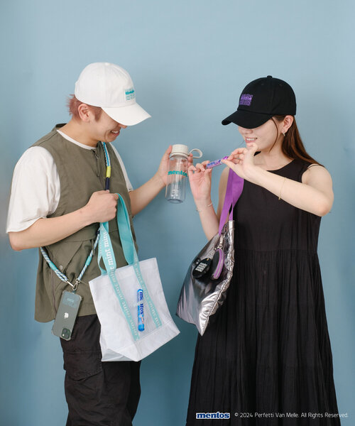BIRTHDAY BAR（バースデイバー）の「【mentos　メントス】ベーシックロゴキャップ（ハット・レディース・ホワイト/ブラック・0）」の4枚目の写真