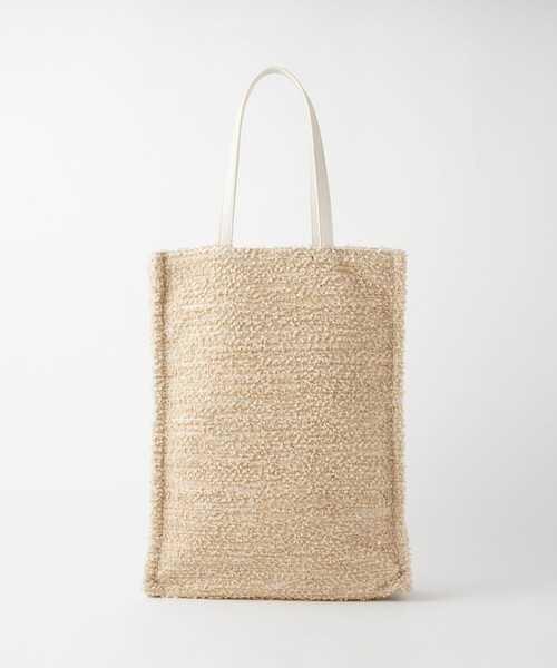 green label relaxing（グリーンレーベルリラクシング）の「ミックスツイード トートバッグ（トートバッグ・レディース・ネイビー/グレー/ベージュ・FREE）」の2枚目の写真