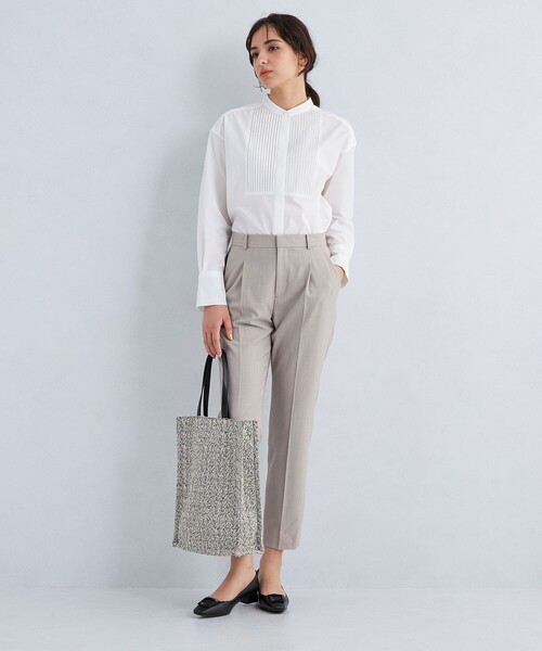 green label relaxing（グリーンレーベルリラクシング）の「ミックスツイード トートバッグ（トートバッグ・レディース・ネイビー/グレー/ベージュ・FREE）」の5枚目の写真