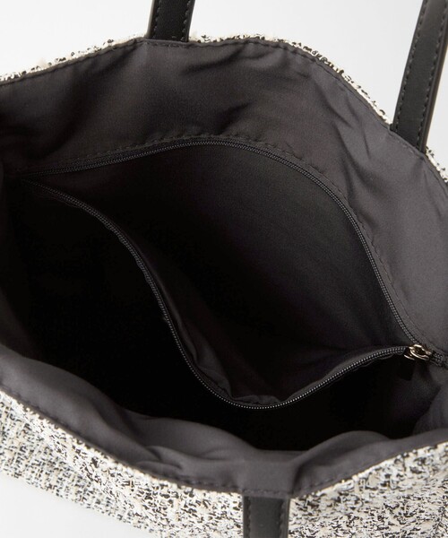 green label relaxing（グリーンレーベルリラクシング）の「ミックスツイード トートバッグ（トートバッグ・レディース・ネイビー/グレー/ベージュ・FREE）」の14枚目の写真