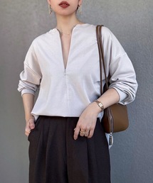 Emma Taylor（エマテイラー）の「【新色追加！】ライトダンボールフロント2wayロングスリーブプルオーバー（Tシャツ/カットソー）」