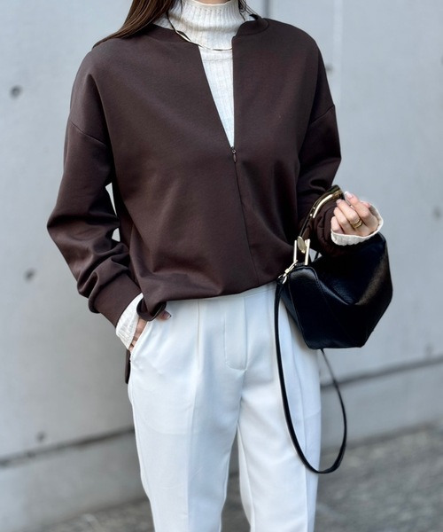 新色追加！】ライトダンボールフロント2wayロングスリーブプルオーバー