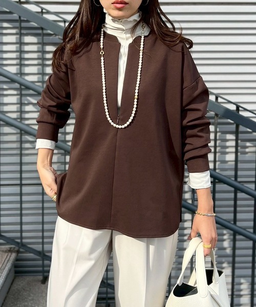 新色追加！】ライトダンボールフロント2wayロングスリーブプルオーバー