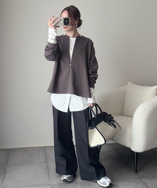 セール】【新色追加！】ライトダンボールフロント2wayロングスリーブ