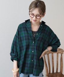 AMERICAN HOLIC | イージーケアバックタックシャツ(シャツ/ブラウス)