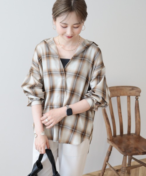 バックタックワイドシャツ　ICE GLAY かぐれ｜バックタックワイドシャツ | Rakuten Fashion(楽天