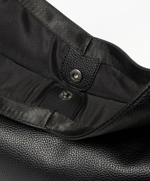RAGEBLUE（レイジブルー）の「シンセティックレザー/ラージショルダーバッグ（ショルダーバッグ・メンズ・ブラック・FREE）」の20枚目の写真