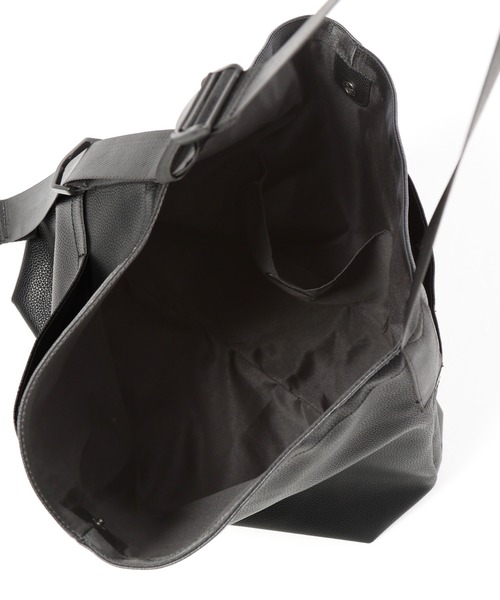 RAGEBLUE（レイジブルー）の「シンセティックレザー/ラージショルダーバッグ（ショルダーバッグ・メンズ・ブラック・FREE）」の21枚目の写真