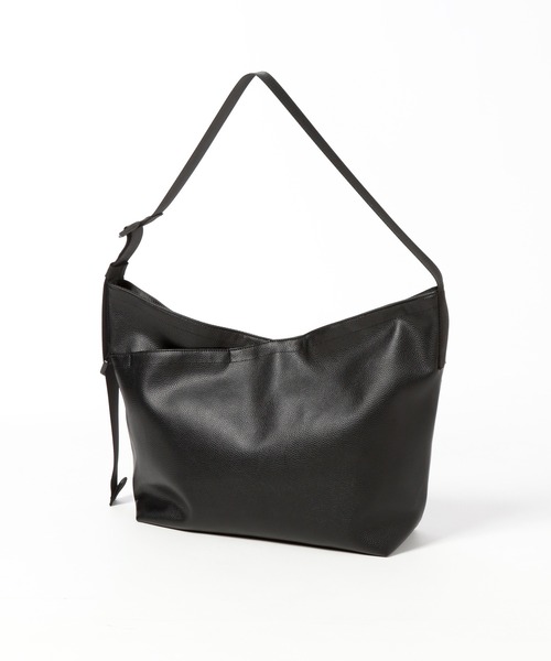 RAGEBLUE（レイジブルー）の「シンセティックレザー/ラージショルダーバッグ（ショルダーバッグ・メンズ・ブラック・FREE）」の13枚目の写真