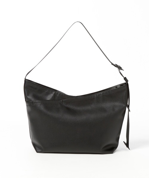 RAGEBLUE（レイジブルー）の「シンセティックレザー/ラージショルダーバッグ（ショルダーバッグ・メンズ・ブラック・FREE）」の16枚目の写真