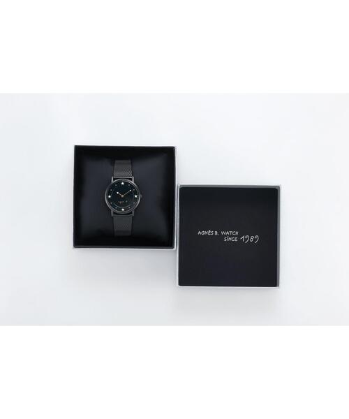 agnes b.（アニエスベー）の「【ユニセックス】LM01 WATCH FCSK758 時計 アニエスベーウオッチ35周年記念限定モデル（アナログ腕時計・レディース・ブラック・FREE）」の4枚目の写真