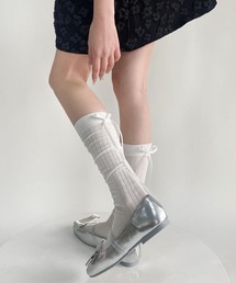 SHEPP | サテン バックリボン ソックス(ソックス/靴下)