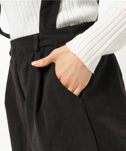 VENCEEXCHANGE（ヴァンスエクスチェンジ）の「T/Nピーチサス付きガウチョパンツ（その他パンツ・レディース・ブラック/ライトブラウン/ダークグリーン・SMALL/MEDIUM）」の8枚目の写真