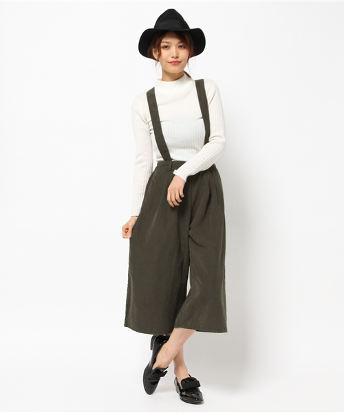 VENCEEXCHANGE（ヴァンスエクスチェンジ）の「T/Nピーチサス付きガウチョパンツ（その他パンツ・レディース・ブラック/ライトブラウン/ダークグリーン・SMALL/MEDIUM）」の12枚目の写真