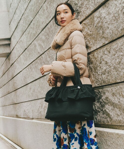 セール】ギャザーフリル トートバッグ（トートバッグ）｜TO BE CHIC  