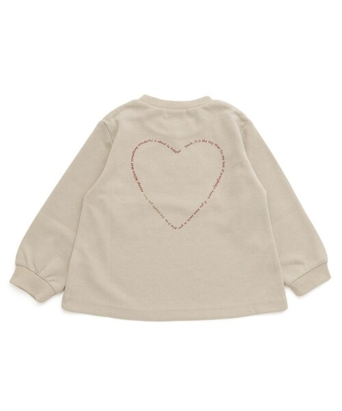 Seraph(セラフ)の「ハートロゴTシャツ(Tシャツ/カットソー・キッズ・ブラック/ベージュ/ピンク・90/140/130/80/120/110/100)」の14枚目の写真