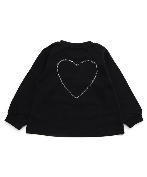 Seraph(セラフ)の「ハートロゴTシャツ(Tシャツ/カットソー・キッズ・ブラック/ベージュ/ピンク・90/140/130/80/120/110/100)」の15枚目の写真
