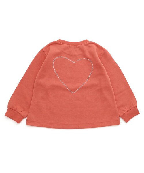 Seraph(セラフ)の「ハートロゴTシャツ(Tシャツ/カットソー・キッズ・ブラック/ベージュ/ピンク・90/140/130/80/120/110/100)」の16枚目の写真