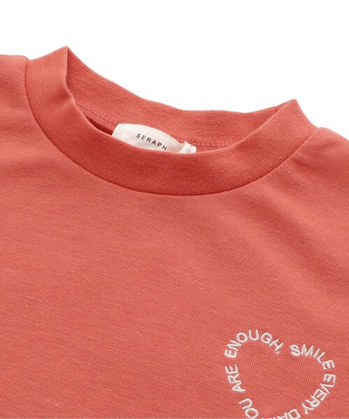 Seraph(セラフ)の「ハートロゴTシャツ(Tシャツ/カットソー・キッズ・ブラック/ベージュ/ピンク・90/140/130/80/120/110/100)」の17枚目の写真