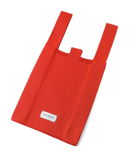 ANEMONE（アネモネ）の「シンプルニットトートバッグ[M]【動画あり】（トートバッグ・レディース・ターコイズブルー/ピンク/ダークグレー/オレンジ/ネイビー/アイボリー/ラベンダー/ブルー/O・FREE）」の21枚目の写真