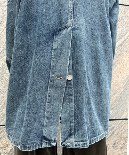 DouDou（ドゥドゥ）の「【WEB限定】デニムジャケット（デニムジャケット・レディース・ネイビー・FREE）」の16枚目の写真