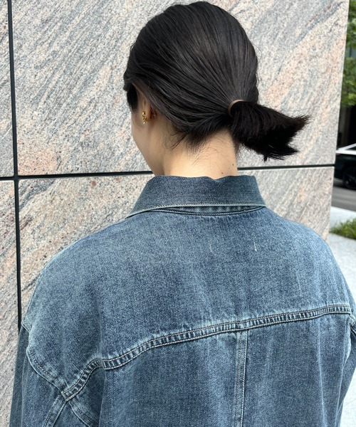 DouDou（ドゥドゥ）の「【WEB限定】デニムジャケット（デニムジャケット・レディース・ネイビー・FREE）」の17枚目の写真