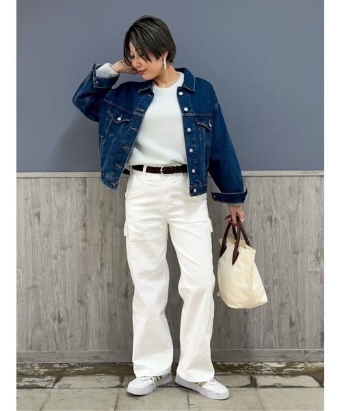 SOMETHING（サムシング）の「【SOMETHING】デニムジャケット（デニムジャケット・レディース・ダークインディゴブルー・フリー）」の17枚目の写真