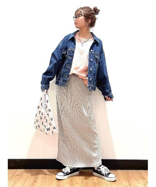 SOMETHING（サムシング）の「【SOMETHING】デニムジャケット（デニムジャケット・レディース・ダークインディゴブルー・フリー）」の19枚目の写真