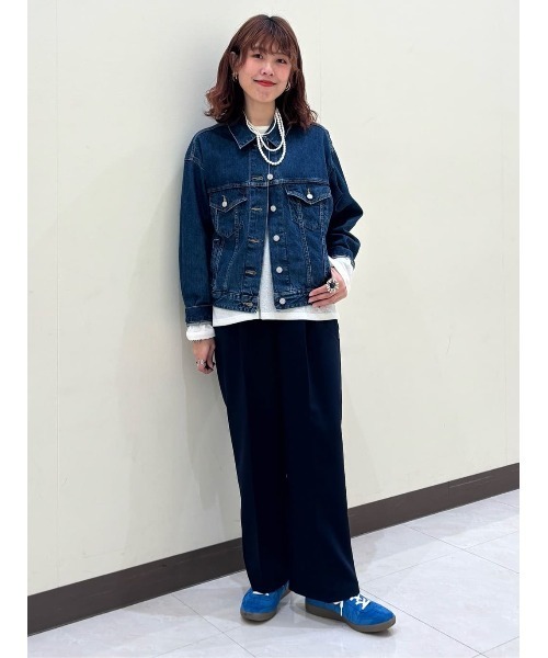 SOMETHING（サムシング）の「【SOMETHING】デニムジャケット（デニムジャケット・レディース・ダークインディゴブルー・フリー）」の20枚目の写真