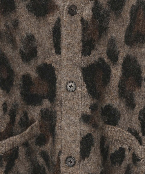 BAYFLOW（ベイフロー）の「7ゲージミックス柄ニットカーディガン（カーディガン/ボレロ・メンズ・グレー/ブラウン/イエロー・MEDIUM/LARGE）」の15枚目の写真