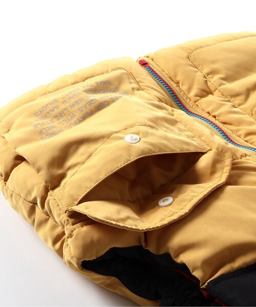BREEZE(ブリーズ)の「【WEB限定】ふわ軽インサレーションベスト(ダウンベスト・キッズ・カーキ/ブラック/レインボー/イエロー/パープル・140/130/120/110/100/90/80)」の7枚目の写真