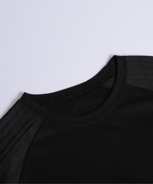 La-gemme（ラジェム）の「タックスリーブブラウス（Tシャツ/カットソー・レディース・ホワイト/ブラック・フリー）」の3枚目の写真