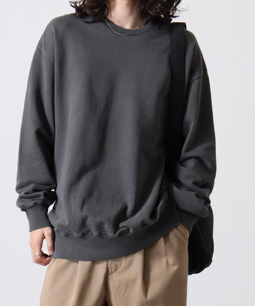 【正規取扱店】 セール】CROSS&STITCH ﾋﾟｸﾞﾒﾝﾄｽｳｪｯﾄｼｬﾂ（スウェット）｜CROSS トップス