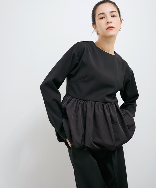 【セール】【セットアップ対応】バルーンドッキングブラウス（シャツ/ブラウス）｜LE CERCLE par rope'（ルセルクルパーロペ）