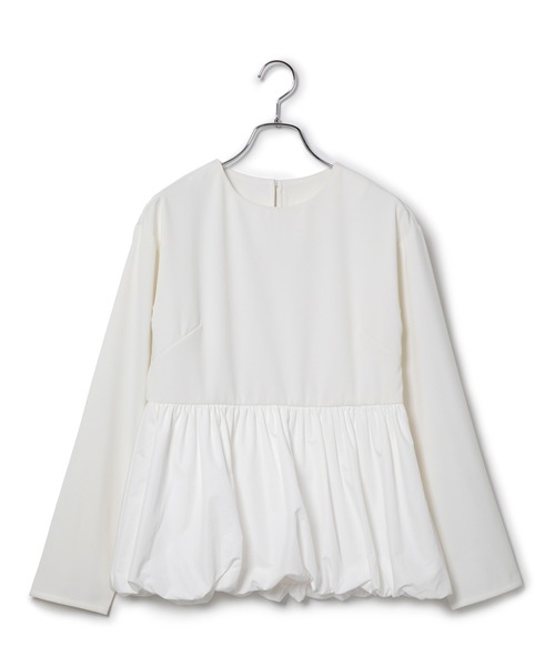 【セール】【セットアップ対応】バルーンドッキングブラウス（シャツ/ブラウス）｜LE CERCLE par rope'（ルセルクルパーロペ）