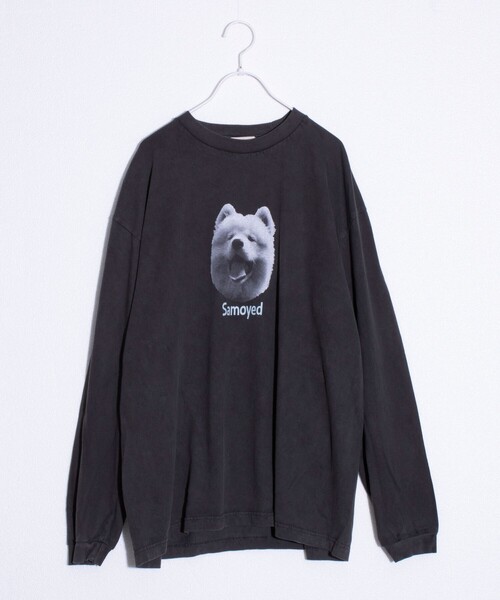 GLOSTER（グロスター）の「【GLOSTER/グロスター】DOG&CAT 犬猫プリント ピグメント プリントロンT 長袖Tシャツ（Tシャツ/カットソー・メンズ・ブラック系その他/ブラック系その他3/ブラック系その他5/その他/ブラック系その他2/ブラック系その他4/ブラック系その他6/ブラック系その他7・S/M/L）」の13枚目の写真