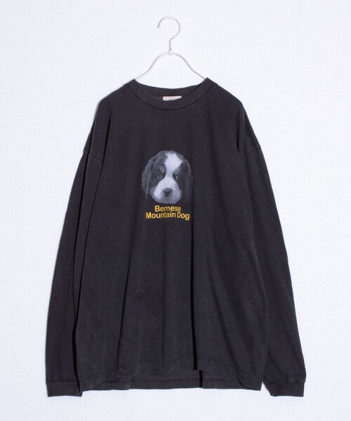 GLOSTER（グロスター）の「【GLOSTER/グロスター】DOG&CAT 犬猫プリント ピグメント プリントロンT 長袖Tシャツ（Tシャツ/カットソー・メンズ・ブラック系その他/ブラック系その他3/ブラック系その他5/その他/ブラック系その他2/ブラック系その他4/ブラック系その他6/ブラック系その他7・S/M/L）」の14枚目の写真
