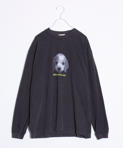 GLOSTER（グロスター）の「【GLOSTER/グロスター】DOG&CAT 犬猫プリント ピグメント プリントロンT 長袖Tシャツ（Tシャツ/カットソー・メンズ・ブラック系その他/ブラック系その他3/ブラック系その他5/その他/ブラック系その他2/ブラック系その他4/ブラック系その他6/ブラック系その他7・S/M/L）」の15枚目の写真