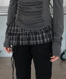 FOLLOWIN | [K-Fashion/MDおすすめ] チェックカンカンレイヤードスカート(スカート)