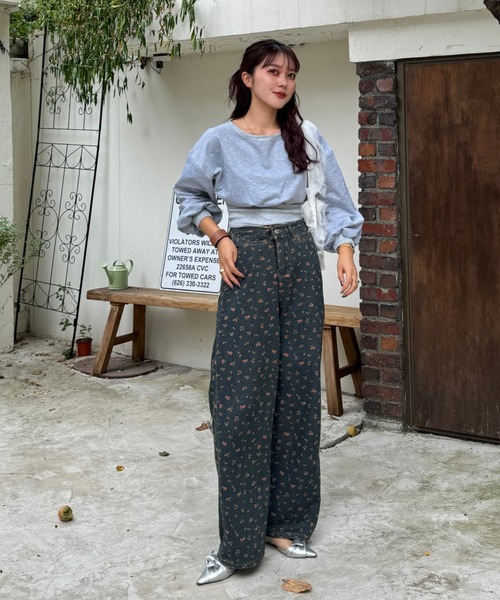efill（エフィル）の「シンプル オフショル スウェット（Tシャツ/カットソー・レディース・グレー/ブラック・FREE）」の21枚目の写真