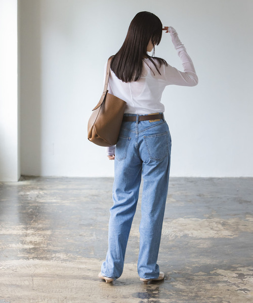 Noble(ノーブル)の「《追加2》シアーテレコロングスリーブプルオーバー(Tシャツ/カットソー・レディース・ブラック/ホワイト・FREE)」の9枚目の写真